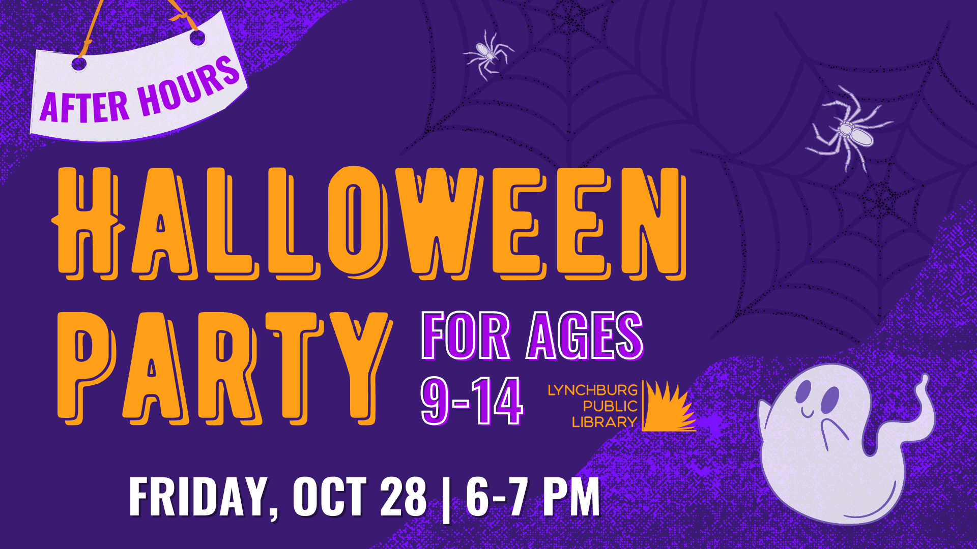 Logo for After-hours Halloween party