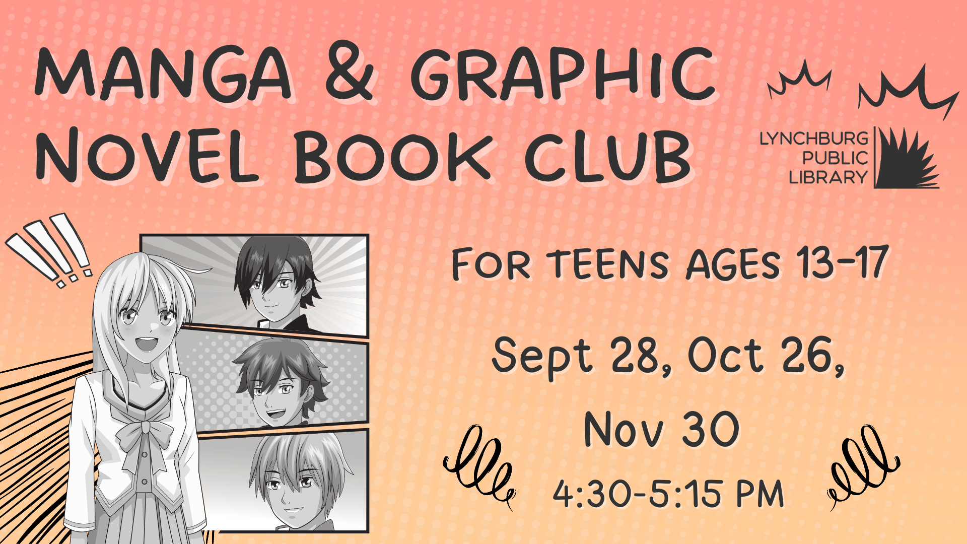 Logo for Manga & Graphic Novel Book Club 