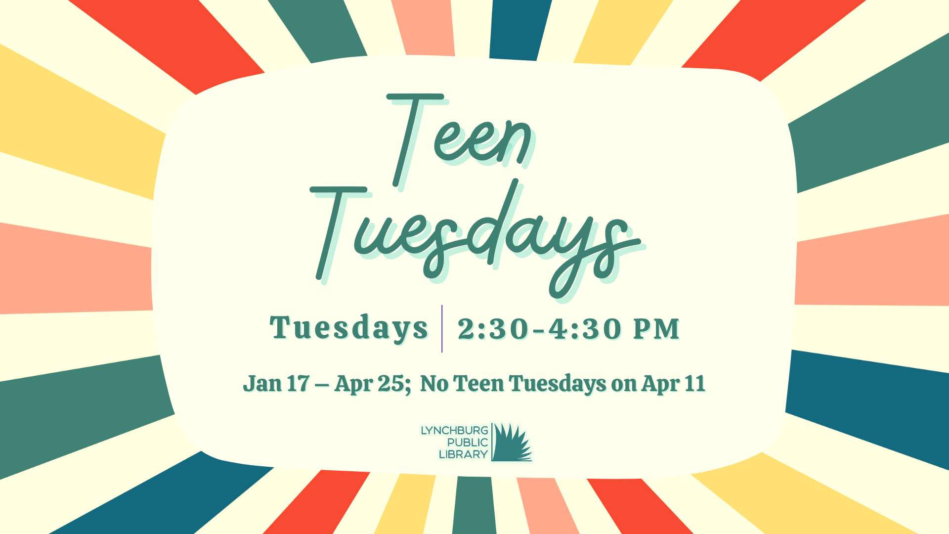 Logo for Teen Tuesdays program