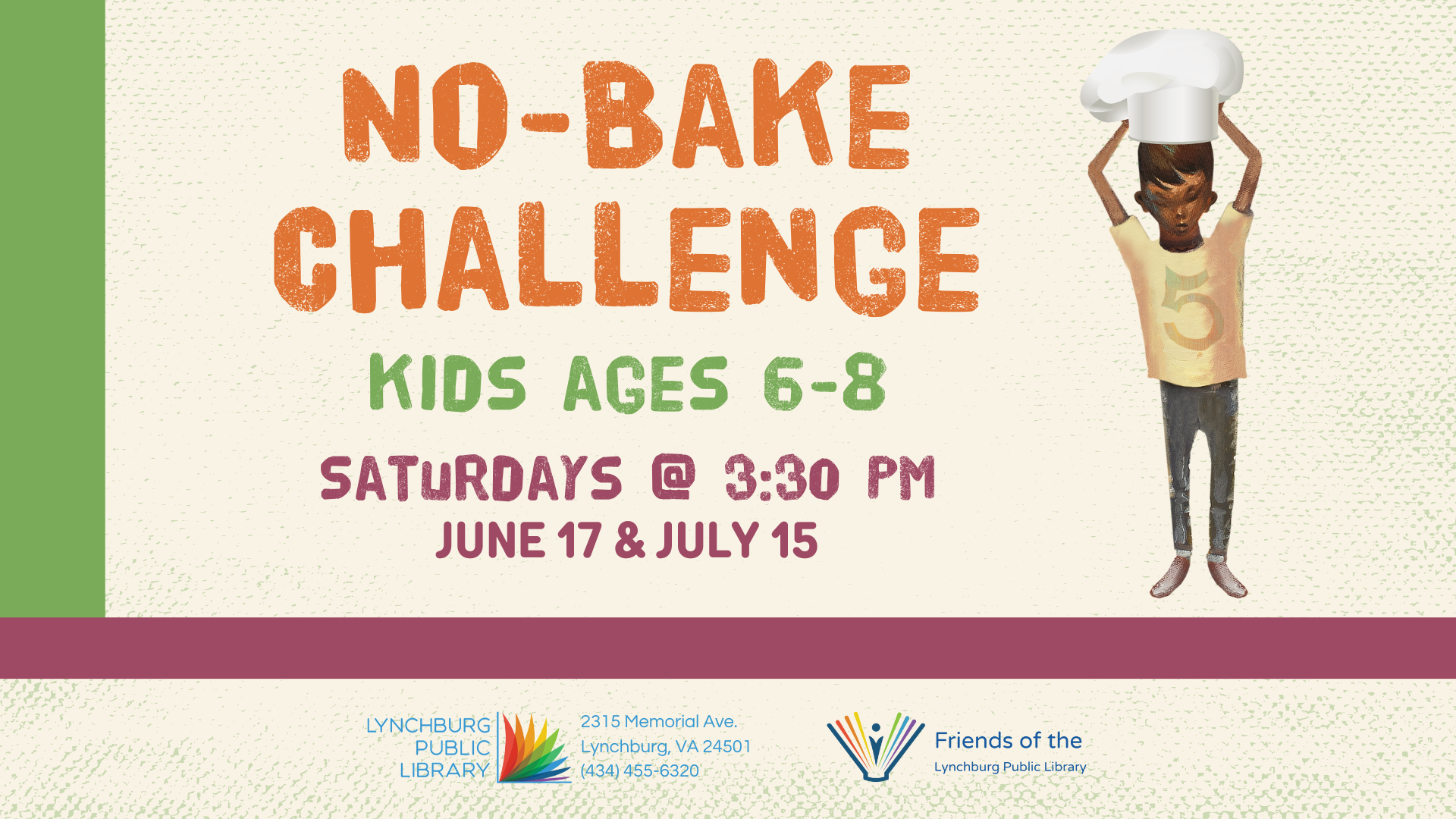 No Bake Challenge for Kids SRP logo