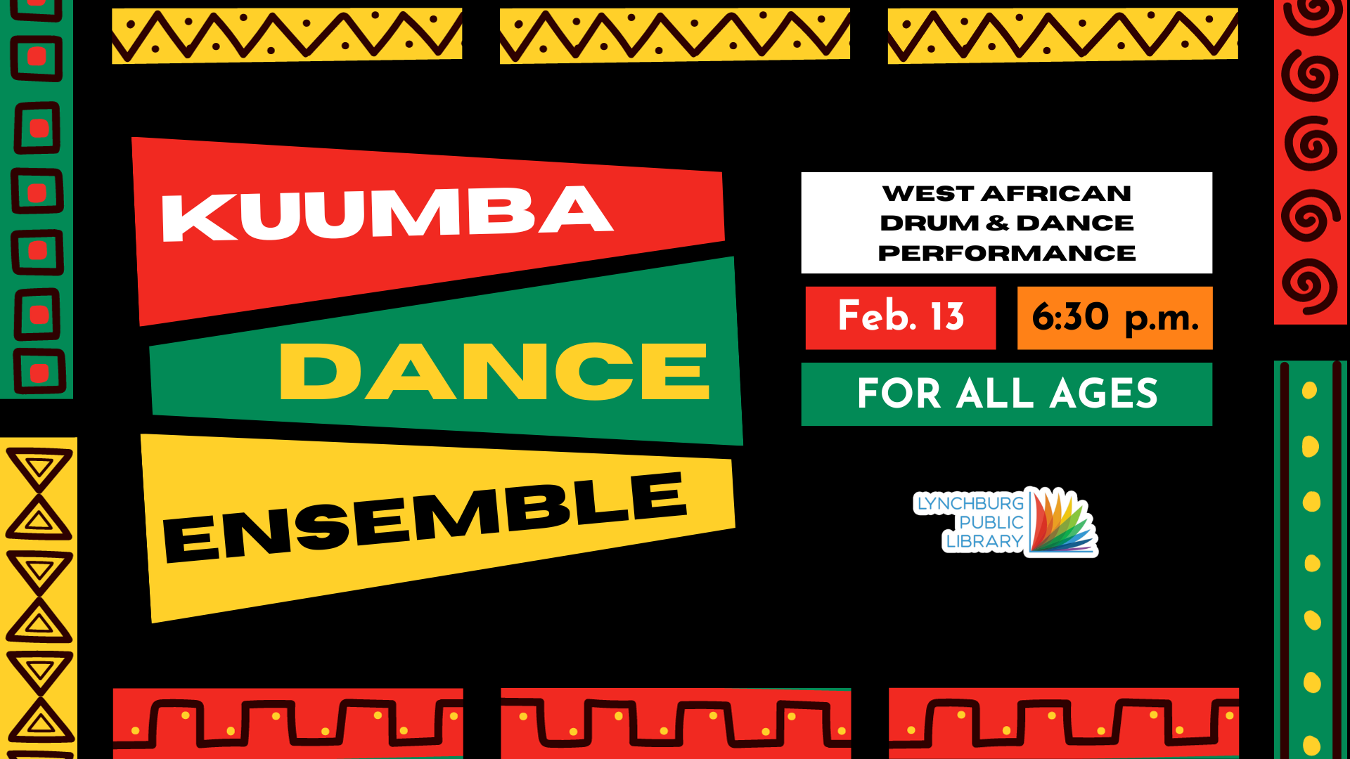Kuumba Dance Ensemble spring 2024 logo