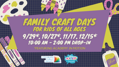 Family Craft Days fall 2023 logo