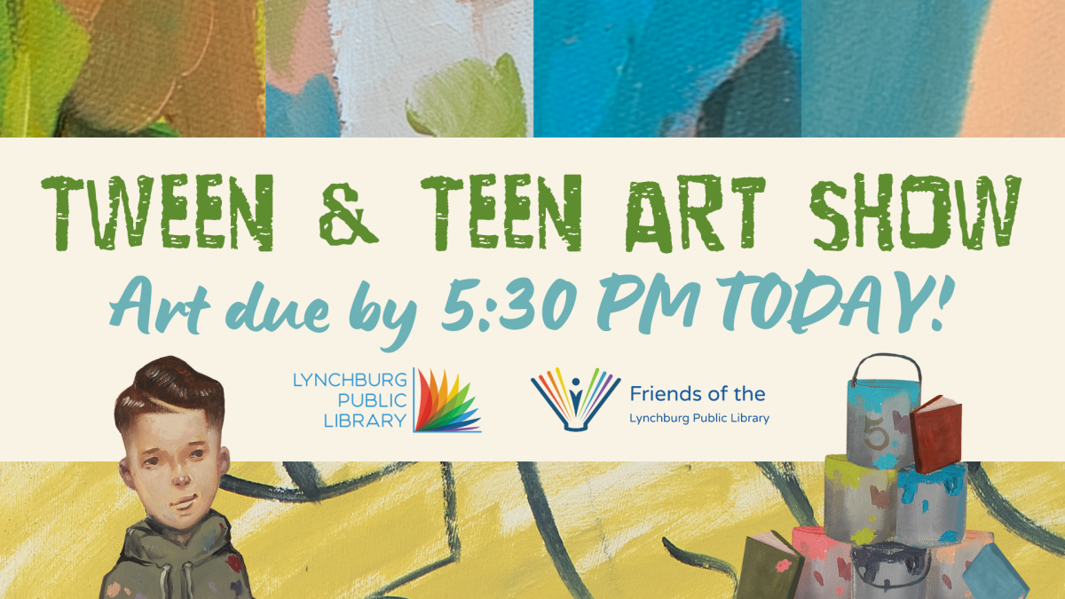 Tween & Teen Art Show submission reminder logo